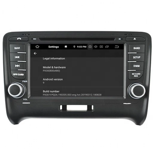 2021 car auto electronics 7&quot; car gps navigation audio video player for AUDI TT 2006-2014