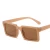 Import 2021 hot sale Mn98047 glasses Non polarized sunglasses Rectangular Black Sunglasses from China
