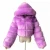 Import 2021 hot style women fur coat faux fox fur jacket red short hooded fur coat from China
