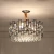 Import 2021 living room chandeliers pendant lights crystal luxury black crystal ring chandelier hot sell modern k9 crystal chandelier from China