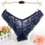 Import 2021 sexy hot transparent lace fabric thong women panties color lingerie from China