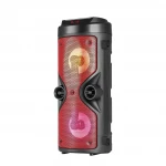 2021 Super Bass portable colorful, led speakers wholesale waterproof Wireless stereo blue tooth Speaker Outdoor With LED Light/