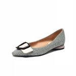 2021 Wholesale OEM Womens Flat Shoes Breathable Pointed Shoes 35-40