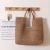 Import 2023 New Style Fashion Ladies Big Capacity Straw bag Trendy Handmade Beach Straw Tote Bag For Women from China