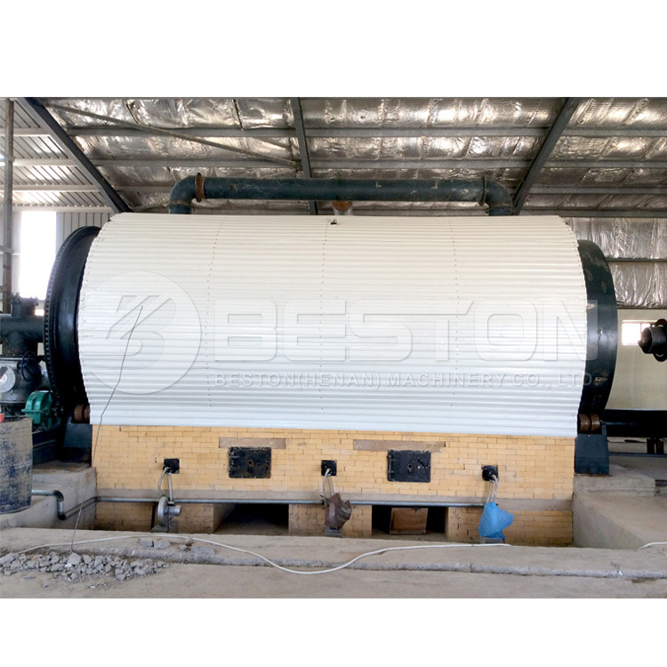 20T explosion proof semi-continuous municipal refuse disposal station waste plastic to fuel oil pyrolysis plant