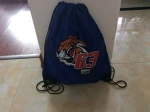 210D pu edge polyester sport gym backpack promotional outdoor activities drawstring bag