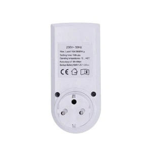 230V 50HZ small mechanical automatic digital timer switch FR type kitchen timer plug 24 hour cyclic programmable timer