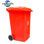 240L dustbin plastic sale price garbage containers plastic waste bin with wheels oem