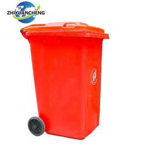 240L dustbin plastic sale price garbage containers plastic waste bin with wheels oem