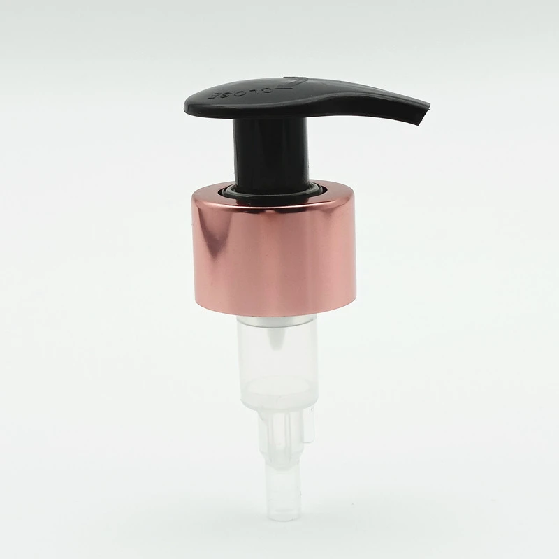 24/410 plastic rose gold aluminium body liquid soap shampoo dispenser pump lotion pump