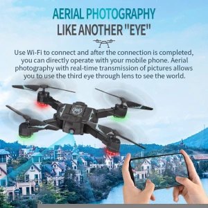 2.4G RC foldable drone four axis aircraft remote control Induction drone toys