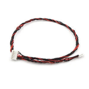 2.54mm 6pin dupont flat connector to JST GHR-06V-S silicone wire harness
