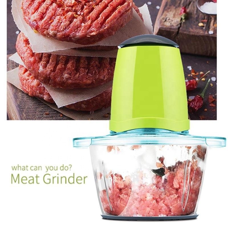 2L Electric Kitchen Fruit Blender Food Processor Chopper Meat Grinder Multifunctional Household Electric Blender