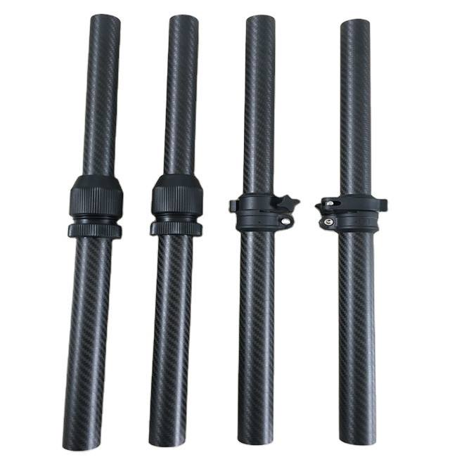 Buy 2m Strong Telescopic Pole Carbon Fiber Probe Rod Gps Rover Pole ...