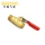 Import 2pc male thread brass ball valve,ball cock valve lever handle from China