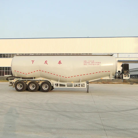 Buy 3 Axle 30 35 40 45cbm Bulk Cement Fly Ash Flour Powder Material