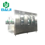 3 in 1 glass bottle carbonated soft drink washing filling machine / beverage making capping production line