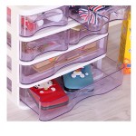 3 Layer Acrylic Cosmetic Cabinet Plastic Storage Drawer