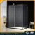 Import 3 panel sliding sliding shower door with curved glass from China