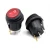 Import 3 Pin single pole double throw rounded non-lighted rocker switch 10A 125VAC; 6A 250VAC from China