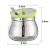 Import 304 stainless steel with spoons, Kitchen salt pepper shakers  seasoner storage bottle food condiment dispenser from China