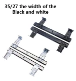 35/27 wide ball bearing drawer slides 14 "computer keyboard drawer slides