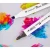 Import 36 color double tip Marker pen Watercolor brush whit color highlighter marker pen hot sales from China