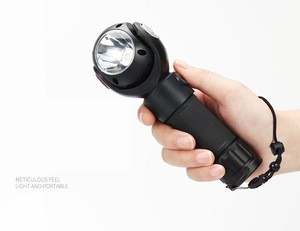 360-degree Rotating Lamp USB Rechargeable LED Glare Flashlight Torch with Magnet COB Work Light for Fishing Camping Riding