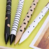 4 Pcs/lot 0.5mm Cute Kawaii Plastic Mechanical Pencil Lovely Dots Tower Automatic Pen For Kid School Supplies Free Shipping