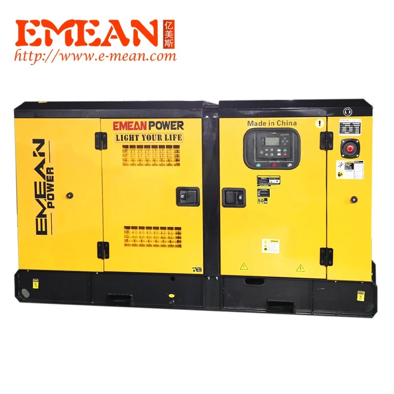 40kw/50kva powered super silent diesel generator with CE &amp; ISO diesel generator portable