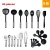 Import 42 pieces Nylon Cooking Utensils Kitchen Utensils with Spatula Cookware Set kitchen tool set from China