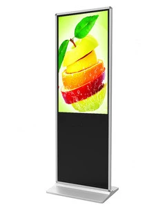 43 inch smart android system floor stand 4K digital signage advertising screen