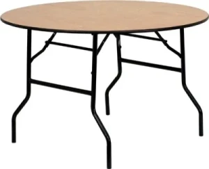 4FT 5FT 6FT Plywood Wood Wedding Event Round Folding Tables