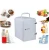 Import 4L Mini Car Fridge Cooler and Warmer Portable Compact Personal Fridge Semiconductor Electronic Food Makeup Fridge from China