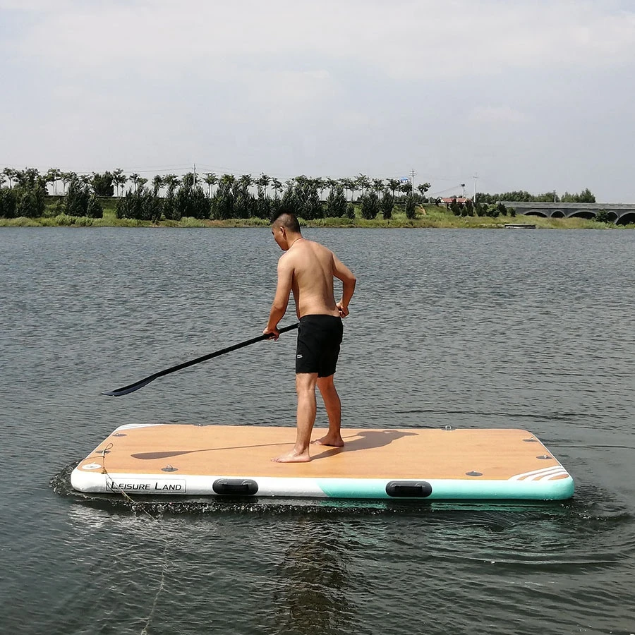 4m inflatable water dock with ladder  jetski inflatable dock