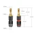 Import 4MM Banana Male Plug Connector Gold Plated Soldering Speaker Plug Audio Loudspeaker Amplifier Cable Wire Connector from China