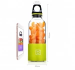 500ML Portable Electric Juicer Cup USB Rechargeable Vegetables Fruit Juice Maker Bottle Juice Extractor Blender Mixe