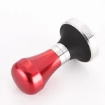 51mm Stainless Steel Adjustable Coffee Tampers Flat Base Coffee Press Powder Hammer Espresso Grind Tamper Barista Tool
