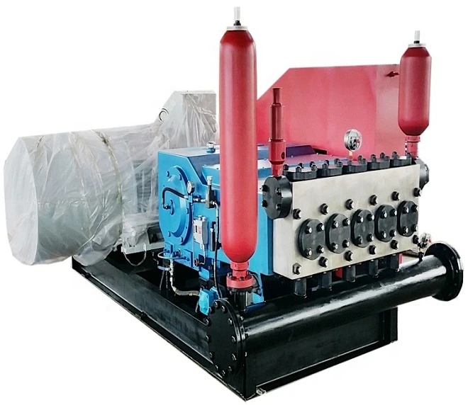 550Hp continuous working high pressure quintuplex plunger oilfield water injection pump