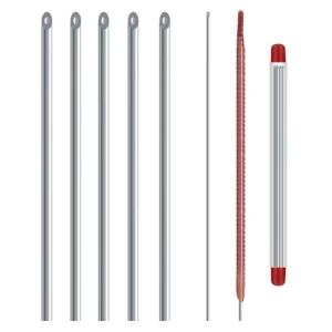 5pcs/set Upper Bait Tool  Fishing Needles Hollow Needle Penetrate Earthworm Fishing gear accessories
