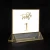 Import 5X7 Gold Table Number Frame Acrylic Sign And Table Numbers Wedding Place Card Holder Acryl Wedding Decor Landscape from China