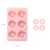 Import 6-cavity marca dragon color baking silicone bread molds  donut molds diy tools from China