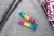 Import 6 in 1 Multicolor Ball Shape Crayon Pen with Smile Printing from China