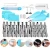 Import 62pcs Cake Decorating Tool Set DIY Icing Piping Cream Tip Reusable TPU Pastry Bags 48 Nozzles Set Kitchen Cake Tools from China