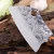 Import 7 inch Bone Chopper Knife Pakkawood Handle 5cr15 Stainless Steel Kitchen Cutting Cleaver Butcher Knife from China