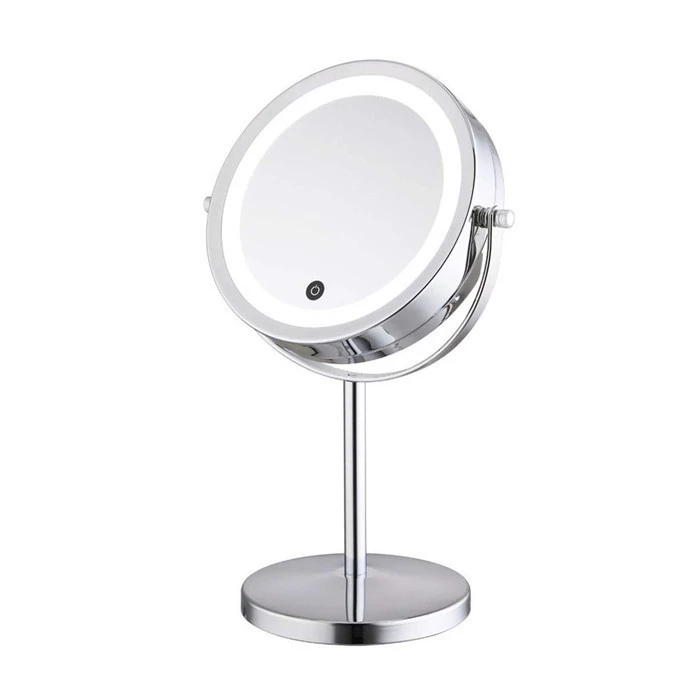 7 Inch Double-Sided Vanity Tabletop LED makeup mirror