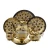 Import 72pcs 75pcs wholesale porcelain gold plating pakistani dinnerware set from China