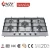 Import 76CM  Stainless steel sabaf burner 5 burner 30 Inch 5 Burner Cooktop for sale from China