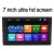 Import 7inch 2din Standard Universal car dvd player with Colorful light full touch screen GPS Navigation Radio wifi BT4.0 from China
