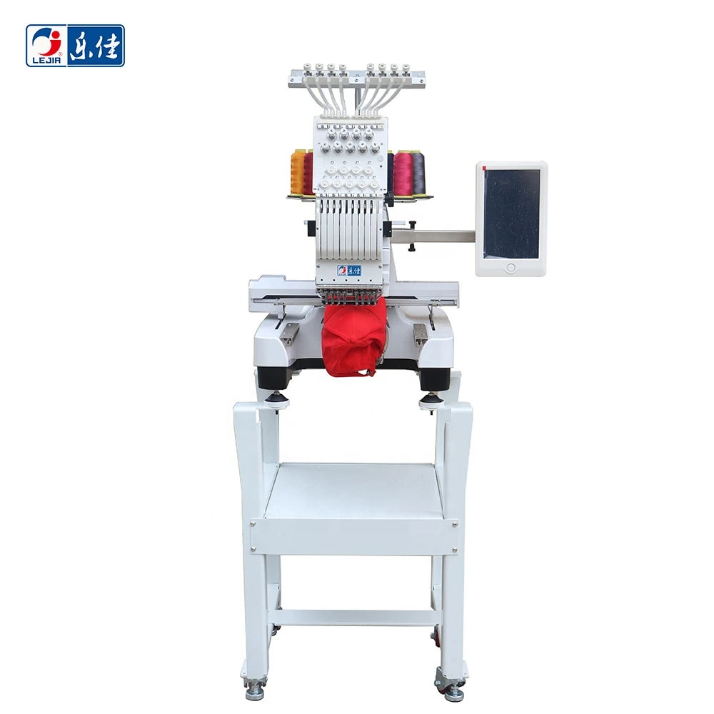 8 needles T-shirts / hat home embroidery machine in China